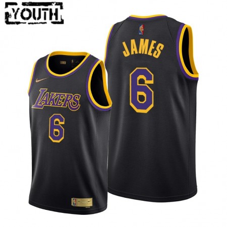 Kinder NBA Los Angeles Lakers Trikot LeBron James 6 Nike 2021-2022 Earned Edition Swingman